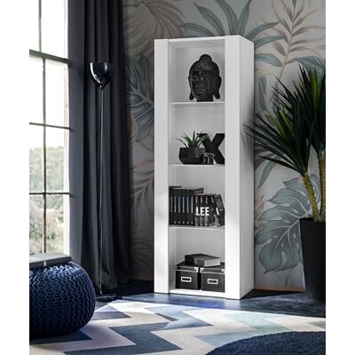 Komodee Vitrine Tivoli Blanc/Blanc 55x159x35 cm Komodee Vitrine Tivoli Blanc/Blanc 55x159x35 cm