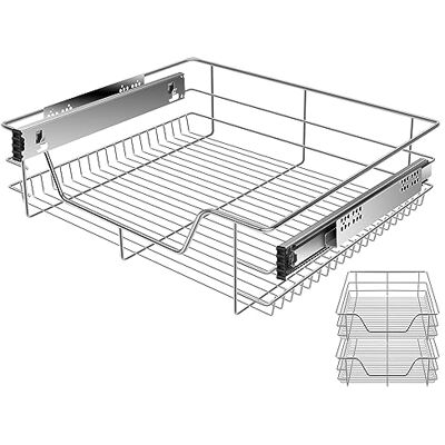 KESSER ® Tiroir télescopique, tiroir de cuisine, armoire de cuisine, panier extensible, extension complète KESSER ® Tiroir télescopique, tiroir de cuisine, armoire de cuisine, panier extensible, extension complète
