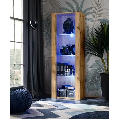 Komodee Vitrine Tivoli A1 Wotan/Wotan 55x159x35 cm Komodee Vitrine Tivoli A1 Wotan/Wotan 55x159x35 cm