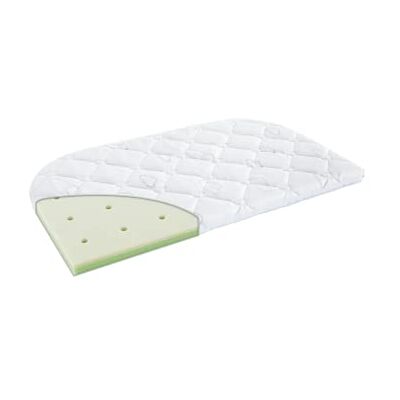 Träumeland Matelas pour lit d'appoint Little Angel 88 x 50 cm avec deux côtés arrondis – Matelas en mousse gel thermorégulateur Träumeland Matelas pour lit d'appoint Little Angel 88 x 50 cm avec deux côtés arrondis – Matelas en mousse gel thermorégulateur