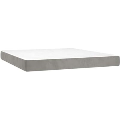 vidaXL Matelas de lit à ressorts ensachés fermeté moyenne gris clair 160x220x20 cm, matelas, matelas de lit, matelas à sommier tapissier, meuble de chambre à coucher vidaXL Matelas de lit à ressorts ensachés fermeté moyenne gris clair 160x220x20 cm, matelas, matelas de lit, matelas à sommier tapissier, meuble de chambre à coucher