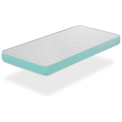 SHAULA Matelas en mousse respirante 90 x 200 cm, hauteur 14 cm, ergonomique et adaptable SHAULA Matelas en mousse respirante 90 x 200 cm, hauteur 14 cm, ergonomique et adaptable