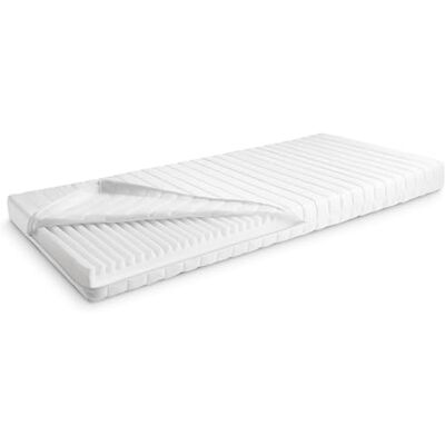 Sleezzz K16 Matelas réversible en mousse à froid, 7 zones de couchage, dureté H2 + H3, housse en microfibre lavable (90 x 190 cm) Sleezzz K16 Matelas réversible en mousse à froid, 7 zones de couchage, dureté H2 + H3, housse en microfibre lavable (90 x 190 cm)
