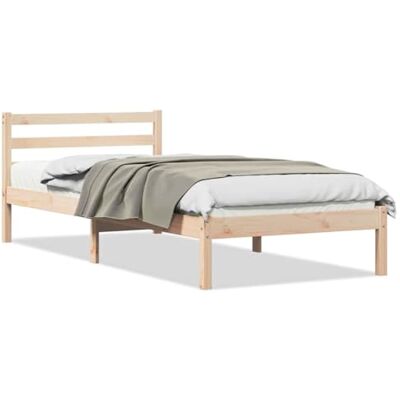 Cadre de Lit VidaXL 90x220cm Bois de Pin Massif - Cadre de lit Cadre de Lit VidaXL 90x220cm Bois de Pin Massif - Cadre de lit