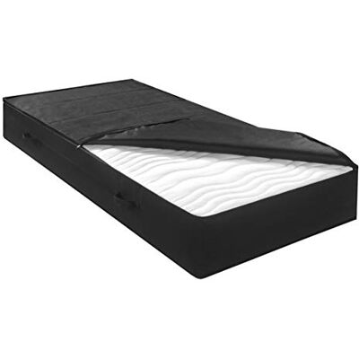 sleepling 194641 Sac de Rangement pour Matelas Housse de Protection Respirante Fermeture à glissière Deux poignées Made in EU Anti acariens et poussière 70 x 140 x 14 cm, Noir sleepling 194641 Sac de Rangement pour Matelas Housse de Protection Respirante Fermeture à glissière Deux poignées Made in EU Anti acariens et poussière 70 x 140 x 14 cm, Noir