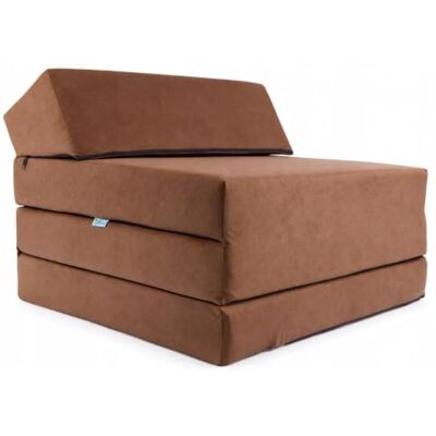 FORTISLINE Matelas pliant d'invité, dimensions 200 x 70 x 10 cm (marron) FORTISLINE Matelas pliant d'invité, dimensions 200 x 70 x 10 cm (marron)