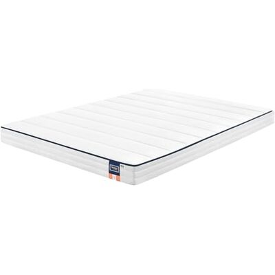 VASAGLE Matelas 140 x 200 cm double en mousse à mémoire de forme gel fermeté moyenne H3 7 zones respirant déhoussable lavable en machine 12 cm d'épaisseur Blanc RMZ104W101 VASAGLE Matelas 140 x 200 cm double en mousse à mémoire de forme gel fermeté moyenne H3 7 zones respirant déhoussable lavable en machine 12 cm d'épaisseur Blanc RMZ104W101