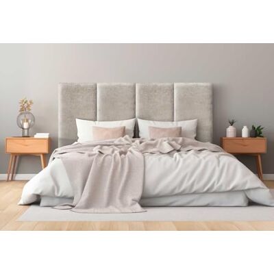 DHOME Tête de Lit Capitonnée Laine Écologique Unie Anti-Taches Design Modulaire Vertical Autocollant Tête de Lit Chambre Rembourrée (Beige, 145cm, Hauteur 80cm, x3) DHOME Tête de Lit Capitonnée Laine Écologique Unie Anti-Taches Design Modulaire Vertical Autocollant Tête de Lit Chambre Rembourrée (Beige, 145cm, Hauteur 80cm, x3)