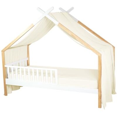 Sevira Kids Ciel de lit cabane, Toile en Gaze de Coton, Jeanne Made in France Sevira Kids Ciel de lit cabane, Toile en Gaze de Coton, Jeanne Made in France