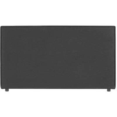 IDIMEX Tête de lit Dacio 120 rembourrée, en Tissu Polyester pour lit 120 cm, sur Pieds en Plastique, Noir IDIMEX Tête de lit Dacio 120 rembourrée, en Tissu Polyester pour lit 120 cm, sur Pieds en Plastique, Noir