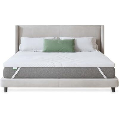 Novilla Surmatelas, 180 x 200 cm, hauteur 5 cm, surmatelas, en gel et mousse à mémoire de forme, pour lit à sommier tapissier, caravane, canapé-lit, housse lavable, certifié Oeko-Tex Novilla Surmatelas, 180 x 200 cm, hauteur 5 cm, surmatelas, en gel et mousse à mémoire de forme, pour lit à sommier tapissier, caravane, canapé-lit, housse lavable, certifié Oeko-Tex