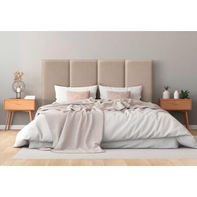 DHOME Tête de Lit Capitonnée Lin Naturel Uni Anti-Taches Design Modulaire Vertical Autocollant Tête de Lit Chambre Rembourrée (Terre, 80cm, Hauteur 80cm, x2) DHOME Tête de Lit Capitonnée Lin Naturel Uni Anti-Taches Design Modulaire Vertical Autocollant Tête de Lit Chambre Rembourrée (Terre, 80cm, Hauteur 80cm, x2)