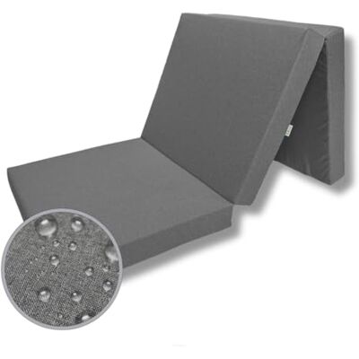 FORTISLINE Matelas pliant 3 pièces Matelas d'invité pliable Matelas de camping avec housse extérieure imperméable Matelas cube Lit d'appoint Matelas de caravane FORTISLINE Matelas pliant 3 pièces Matelas d'invité pliable Matelas de camping avec housse extérieure imperméable Matelas cube Lit d'appoint Matelas de caravane