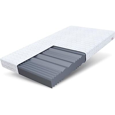 FDM COMFORT MAX Matelas 160x200 cm Mousse à Mémoire de Forme Épaisseur 16 cm Fermeté H3 Matelas à Deux Faces 7 Zones de Confort Housse Lavable OEKO-TEX Hypoallergénique FDM COMFORT MAX Matelas 160x200 cm Mousse à Mémoire de Forme Épaisseur 16 cm Fermeté H3 Matelas à Deux Faces 7 Zones de Confort Housse Lavable OEKO-TEX Hypoallergénique