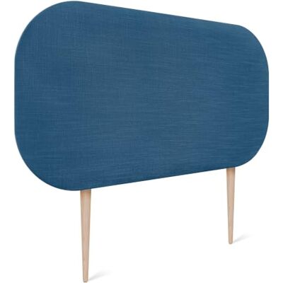 DHOME Tête de Lit Rembourrée Lisse et Courbée en Lin Hauteur 50cm avec Pieds pour Mur Acoustique Absorbante Tête de Lit pour Chambre à Coucher (Bleu Marine, 80cm) DHOME Tête de Lit Rembourrée Lisse et Courbée en Lin Hauteur 50cm avec Pieds pour Mur Acoustique Absorbante Tête de Lit pour Chambre à Coucher (Bleu Marine, 80cm)