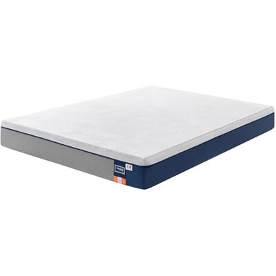VASAGLE Matelas 140 x 200 cm double en mousse à mémoire de forme gel fermeté moyenne H3 7 zones respirant déhoussable lavable en machine 25 cm d'épaisseur Bleu RMZ134QZ01 VASAGLE Matelas 140 x 200 cm double en mousse à mémoire de forme gel fermeté moyenne H3 7 zones respirant déhoussable lavable en machine 25 cm d'épaisseur Bleu RMZ134QZ01