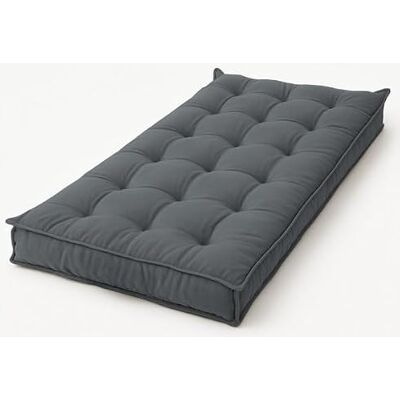 chilly pilley ® Futon Matelas français matelassé en velours, plusieurs tailles et plusieurs couleurs 130x60x10, gris chilly pilley ® Futon Matelas français matelassé en velours, plusieurs tailles et plusieurs couleurs 130x60x10, gris
