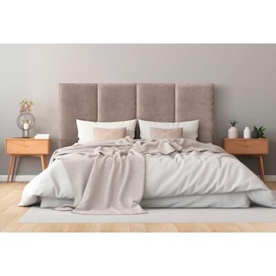 DHOME Tête de Lit Capitonnée Laine Écologique Unie Anti-Taches Design Modulaire Vertical Autocollant Tête de Lit Chambre Rembourrée (Marron, 160cm, Hauteur 80cm, x4) DHOME Tête de Lit Capitonnée Laine Écologique Unie Anti-Taches Design Modulaire Vertical Autocollant Tête de Lit Chambre Rembourrée (Marron, 160cm, Hauteur 80cm, x4)