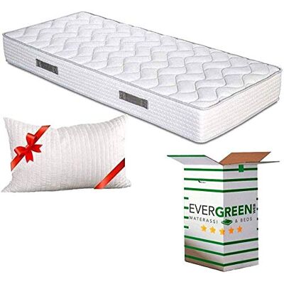 EvergreenWeb Matelas 90x190 cm Mousse Anatomique Épaisseur 20 cm - Mousse H.R Système Triple Couche 7 Zones de Confort Indépendance de Couchage, Ergonomique Hypoallergénique Fashion EvergreenWeb Matelas 90x190 cm Mousse Anatomique Épaisseur 20 cm - Mousse H.R Système Triple Couche 7 Zones de Confort Indépendance de Couchage, Ergonomique Hypoallergénique Fashion