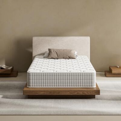 TEENO Matelas 90x200 Épaisseur 22cm, Matelas en Mousse à Mémoire de Forme, Mi-Ferme, Double Face aux 7 Zones de Soutien Ergonomique, Certifié Oeko-TEX, Confort Respirant TEENO Matelas 90x200 Épaisseur 22cm, Matelas en Mousse à Mémoire de Forme, Mi-Ferme, Double Face aux 7 Zones de Soutien Ergonomique, Certifié Oeko-TEX, Confort Respirant