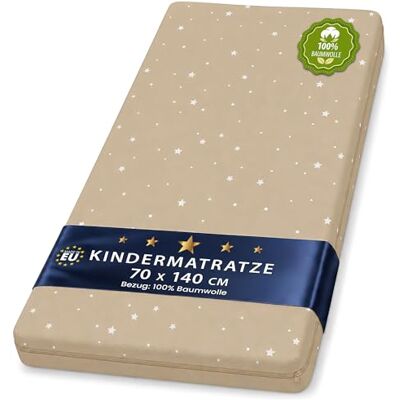 Totsy Baby Matelas bebe 70x140 cm pour enfant lit et voyage Bébé respirant matelas en mousse avec lavable housse pour lits sol ou berceau 70x140 cm Totsy Baby Matelas bebe 70x140 cm pour enfant lit et voyage Bébé respirant matelas en mousse avec lavable housse pour lits sol ou berceau 70x140 cm