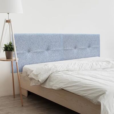 DHOME Tête de Lit en Tissu Luxury avec Boutons Tête de Lit Rembourrée pour Chambre Moderne Top Tendance (Espigas Azul, 160cm Dual) DHOME Tête de Lit en Tissu Luxury avec Boutons Tête de Lit Rembourrée pour Chambre Moderne Top Tendance (Espigas Azul, 160cm Dual)