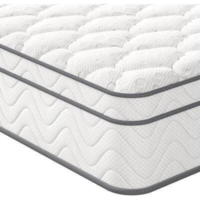 Vesgantti Boxtop Matelas 26cm Épaisseur Ressort Ensachés en Mousse Mémoire de Forme 7 Zones de Confort CertiPUR-US (Classique, 120x200) Vesgantti Boxtop Matelas 26cm Épaisseur Ressort Ensachés en Mousse Mémoire de Forme 7 Zones de Confort CertiPUR-US (Classique, 120x200)