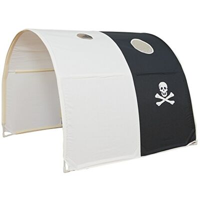 Homestyle4u Lit tunnel pour enfant en bois Noir Taille unique Homestyle4u Lit tunnel pour enfant en bois Noir Taille unique