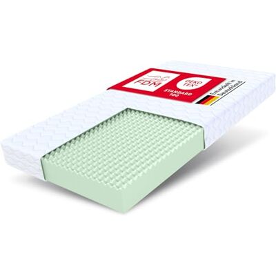FDM PICCHI Matelas 140x190 cm Mousse à Mémoire de Forme Épaisseur 12 cm Fermeté H3 Matelas à Deux Faces 7 Zones de Confort Housse Lavable OEKO-TEX Hypoallergénique FDM PICCHI Matelas 140x190 cm Mousse à Mémoire de Forme Épaisseur 12 cm Fermeté H3 Matelas à Deux Faces 7 Zones de Confort Housse Lavable OEKO-TEX Hypoallergénique