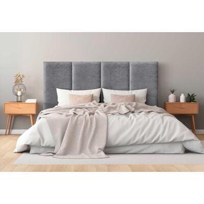 DHOME Tête de Lit Capitonnée Laine Écologique Unie Anti-Taches Design Modulaire Vertical Autocollant Tête de Lit Chambre Rembourrée (Gris, 80cm, Hauteur 135cm, x2) DHOME Tête de Lit Capitonnée Laine Écologique Unie Anti-Taches Design Modulaire Vertical Autocollant Tête de Lit Chambre Rembourrée (Gris, 80cm, Hauteur 135cm, x2)