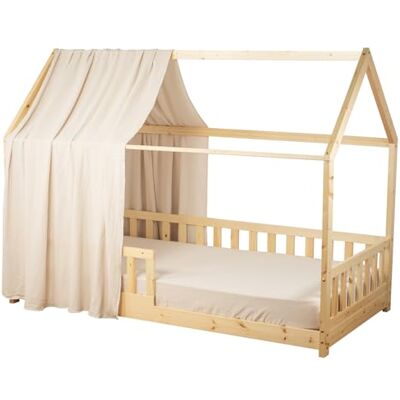 Sevira Kids Ciel de lit cabane en Gaze de Coton Solo Made in France Sevira Kids Ciel de lit cabane en Gaze de Coton Solo Made in France