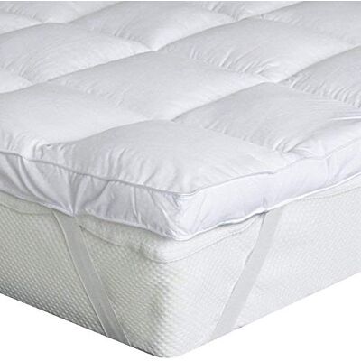 Bedecor Matelas en Polyester Microfibre de Haute qualité, Doux, Anti-Allergique, Facile à Nettoyer, Blanc 150 x 200cm Bedecor Matelas en Polyester Microfibre de Haute qualité, Doux, Anti-Allergique, Facile à Nettoyer, Blanc 150 x 200cm