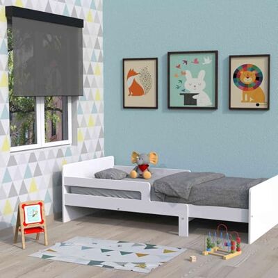 Terre de Nuit Lit Enfant évolutif en Bois Blanc LT14001 Terre de Nuit Lit Enfant évolutif en Bois Blanc LT14001