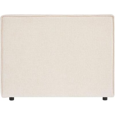 IDIMEX Tête de lit YOLAN 90 rembourrée, en Tissu Polyester pour lit 90 cm, sur Pieds en Plastique, Blanc IDIMEX Tête de lit YOLAN 90 rembourrée, en Tissu Polyester pour lit 90 cm, sur Pieds en Plastique, Blanc