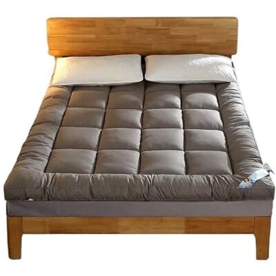 YDYAENIO Tatami Tapis de sol, pliable, épais, tatami, futon tendance et confortable pour dortoir/maison, disponible pour lit simple et double (gris, 150 x 190 cm) YDYAENIO Tatami Tapis de sol, pliable, épais, tatami, futon tendance et confortable pour dortoir/maison, disponible pour lit simple et double (gris, 150 x 190 cm)