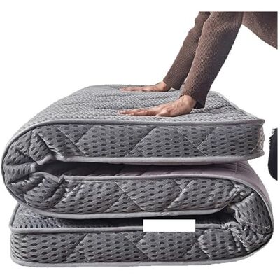 LIZHAYG Futon Matelas pliant en maille respirante matelas en coton dur épaisseur 9 cm pour chambre à coucher/dortoir pour étudiants tapis 90/100/120/150/180 cm(90x200cm) LIZHAYG Futon Matelas pliant en maille respirante matelas en coton dur épaisseur 9 cm pour chambre à coucher/dortoir pour étudiants tapis 90/100/120/150/180 cm(90x200cm)