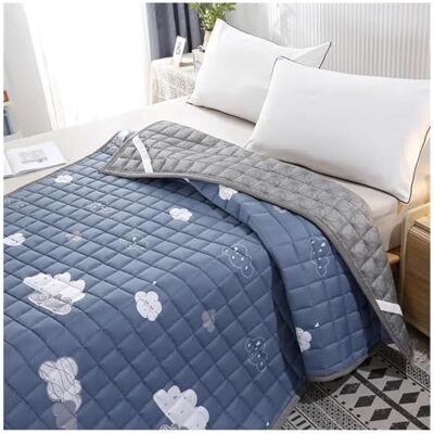 LIZHAYG Futon Matelas pliable en coton ultra doux, tapis anti-tatami respirant, dortoir pour étudiants, lit simple, double, king size, pour la maison (bleu 1,2000 x 2000 mm) LIZHAYG Futon Matelas pliable en coton ultra doux, tapis anti-tatami respirant, dortoir pour étudiants, lit simple, double, king size, pour la maison (bleu 1,2000 x 2000 mm)
