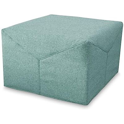 EvergreenWeb Pouf pour lit simple avec matelas Waterfoam 10 cm Gain de place pliable Puff repose-pieds, ottoman, tissu menthe amovible et lavable pour chambre chambre à coucher salon Iris EvergreenWeb Pouf pour lit simple avec matelas Waterfoam 10 cm Gain de place pliable Puff repose-pieds, ottoman, tissu menthe amovible et lavable pour chambre chambre à coucher salon Iris