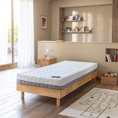 Terre de Nuit Matelas Ressorts ensachés 16 cm Embellie 2.0-90x200 Terre de Nuit Matelas Ressorts ensachés 16 cm Embellie 2.0-90x200