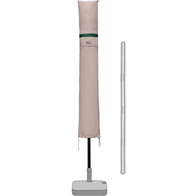 Sekey Housse de Protection pour Ø200 cm / 200 x 150 cm / 200 x 125 cm Parasol,Couverture de Parasol avec Grilles D’aération,100% Polyester,Kaki. Sekey Housse de Protection pour Ø200 cm / 200 x 150 cm / 200 x 125 cm Parasol,Couverture de Parasol avec Grilles D’aération,100% Polyester,Kaki.