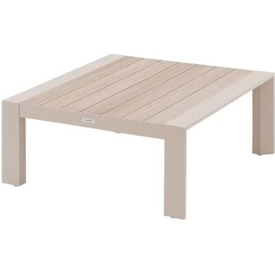 HESPERIDE Hespéride Table basse de Jardin Carrée Evasion Argile 87 x 87 x 38 cm Aluminium Traité Epoxy Antirouille HESPERIDE Hespéride Table basse de Jardin Carrée Evasion Argile 87 x 87 x 38 cm Aluminium Traité Epoxy Antirouille