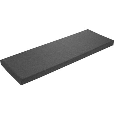 sleepling Coussin de banc Gris foncé 110 x 40 cm Lavable Dessous antidérapant Fabriqué dans l'UE sleepling Coussin de banc Gris foncé 110 x 40 cm Lavable Dessous antidérapant Fabriqué dans l'UE