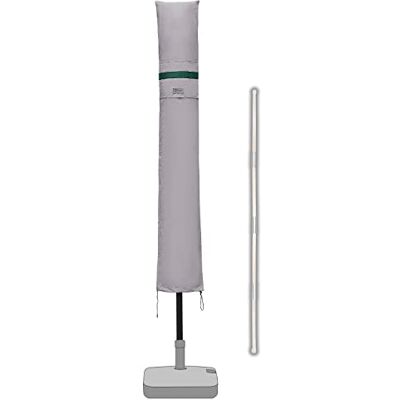Sekey Housse de Protection pour Ø 300 cm Parasol,Couverture de Parasol avec Grilles D’aération,100% Polyester, Gris clair. Sekey Housse de Protection pour Ø 300 cm Parasol,Couverture de Parasol avec Grilles D’aération,100% Polyester, Gris clair.
