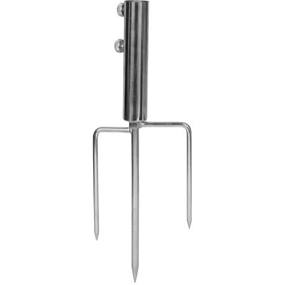 Relaxdays Ancrage Parasol 22-25 mm INOX argenté pour Plage, étendoir, Pied Gazon/Sable 36 x 12 x 3 cm Relaxdays Ancrage Parasol 22-25 mm INOX argenté pour Plage, étendoir, Pied Gazon/Sable 36 x 12 x 3 cm