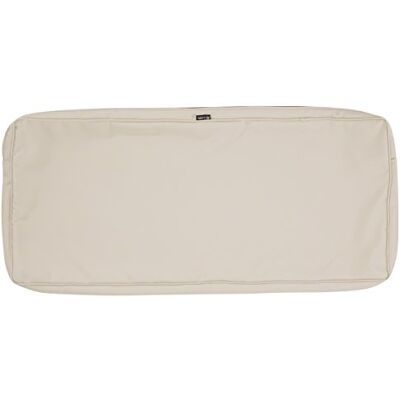 Classic Accessories Montlake FadeSafe Housse de coussin épaisse et résistante pour banc de terrasse avec revers résistant à l'eau, beige antique, 106,7 x 45,7 x 7,6 cm (l x P x H) Classic Accessories Montlake FadeSafe Housse de coussin épaisse et résistante pour banc de terrasse avec revers résistant à l'eau, beige antique, 106,7 x 45,7 x 7,6 cm (l x P x H)