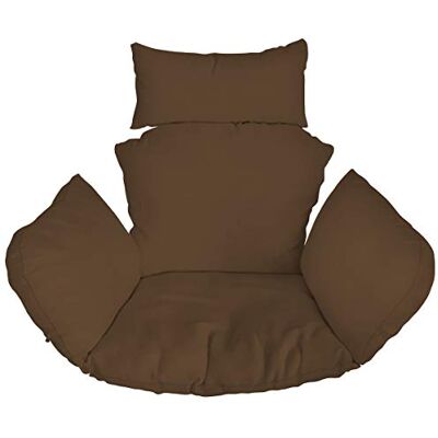 Ferocity Coussin de Chaise Suspendue en Résine Tressée, Coussin pour Balançoire, Dossier pour Téraas et Jardin Ferocity Coussin de Chaise Suspendue en Résine Tressée, Coussin pour Balançoire, Dossier pour Téraas et Jardin