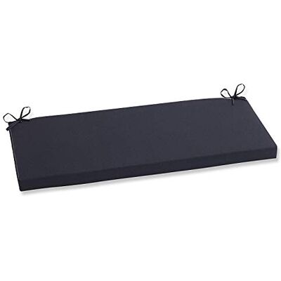 Pillow Perfect Fresco Coussin pour balancelle de terrasse en osier uni intérieur/extérieur Résistant aux intempéries et à la décoloration 45,7 x 114,3 cm Noir Pillow Perfect Fresco Coussin pour balancelle de terrasse en osier uni intérieur/extérieur Résistant aux intempéries et à la décoloration 45,7 x 114,3 cm Noir