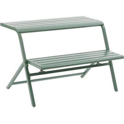 HESPERIDE Hespéride Ensemble de Balcon Drilia 2 Personnes, 111 x 85 x 75 cm, Acier Anti-Corrosion, Pliable Pour Balcon, Terrasse HESPERIDE Hespéride Ensemble de Balcon Drilia 2 Personnes, 111 x 85 x 75 cm, Acier Anti-Corrosion, Pliable Pour Balcon, Terrasse