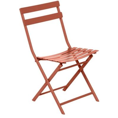 HESPERIDE Hespéride Chaise de Jardin Pliante Greensboro Ambre Acier Traitement Antirouille Renforcé Dim 50 x 42 x 81 cm Meuble d'Extérieur Pliable HESPERIDE Hespéride Chaise de Jardin Pliante Greensboro Ambre Acier Traitement Antirouille Renforcé Dim 50 x 42 x 81 cm Meuble d'Extérieur Pliable