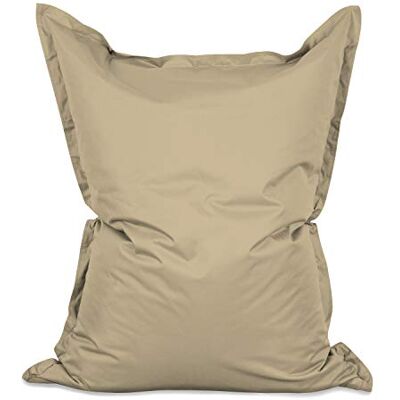 Lumaland Pouf géant XXL 140 x 180 cm Coussin de couchage imperméable pour l'intérieur et l'extérieur avec plus de 3 millions de perles EPS adaptables Bean Bag avec housse lavable Lumaland Pouf géant XXL 140 x 180 cm Coussin de couchage imperméable pour l'intérieur et l'extérieur avec plus de 3 millions de perles EPS adaptables Bean Bag avec housse lavable